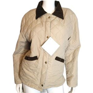 Gatsby Quilted Riding Jacket Womens sz Medium